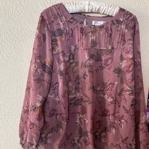 Mauve blouse